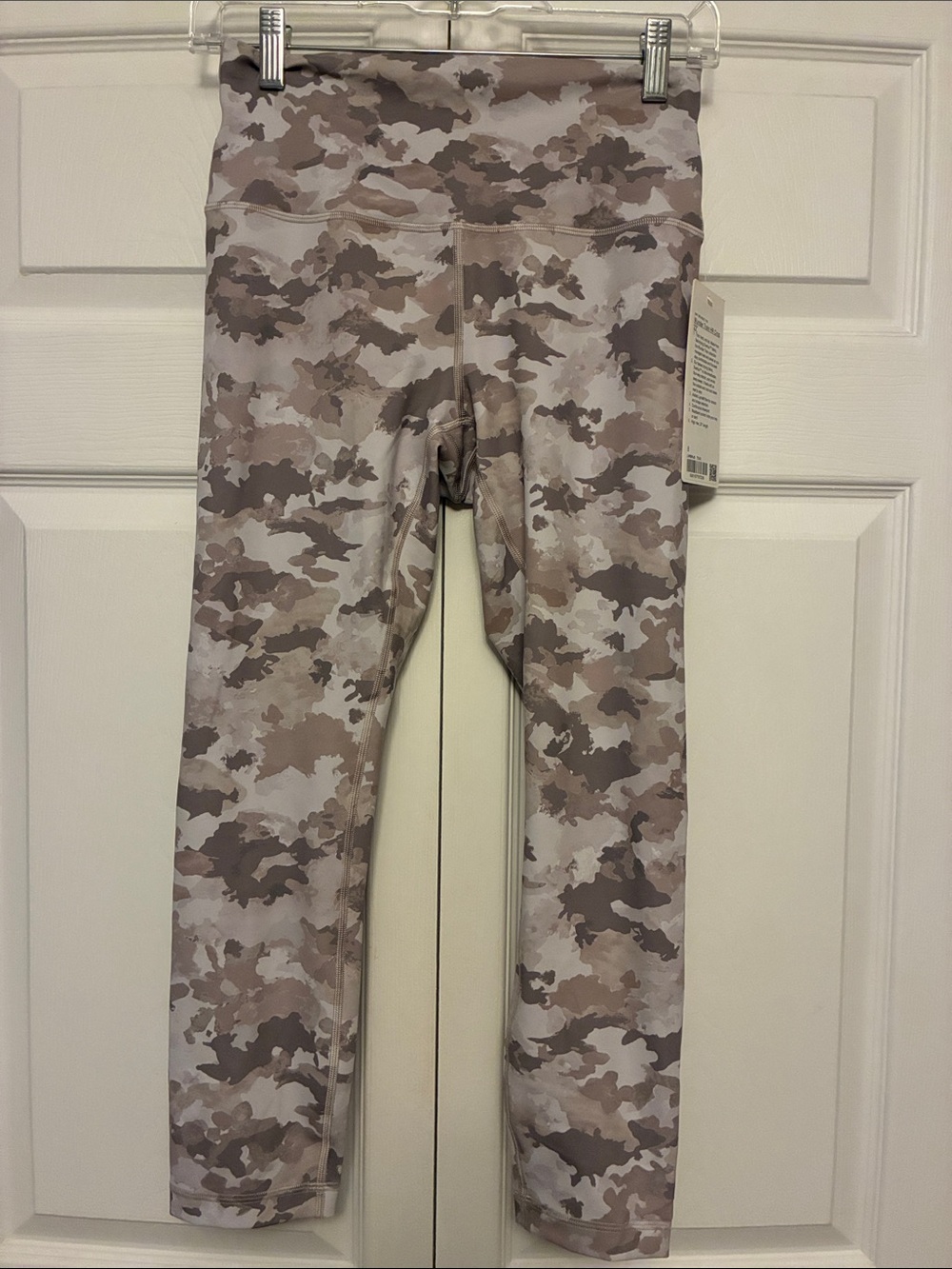 NWT Lululemon Wunder Train HR Crop 23" Thawed Camo Alpha - Size 8